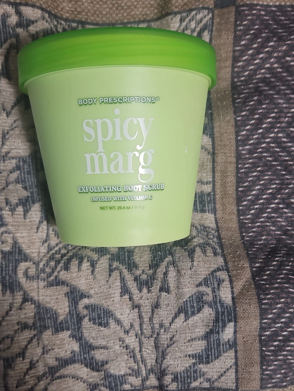 Body Prescriptions Spicy Marg Exfoliating Body Scrub - Lime Green